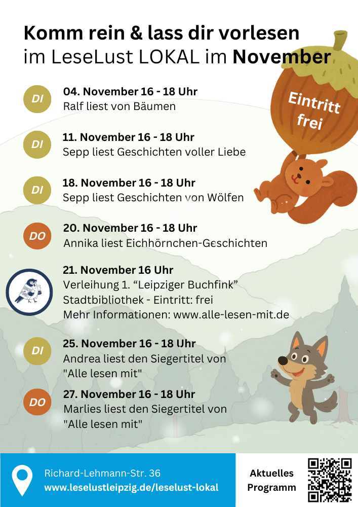 Programm im LOKAL im November Programm im LOKAL im November